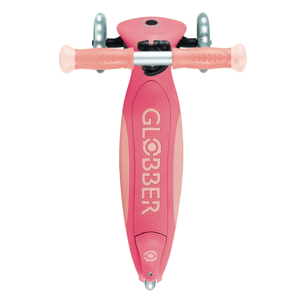 Globber-Elite-Glow-Lights-Pink-Top-View
