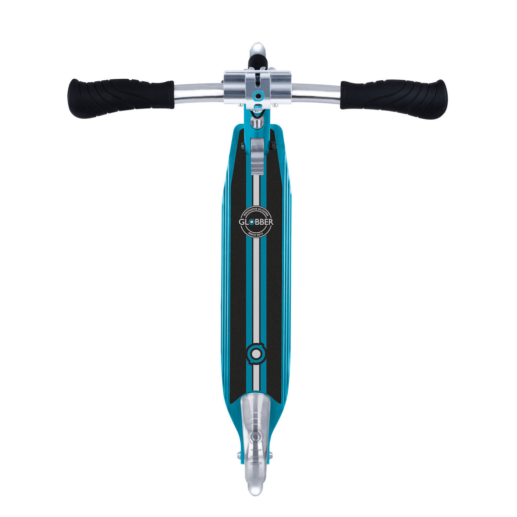Globber-Flow-Element-Comfort-Scooter-Aqua-Top-View