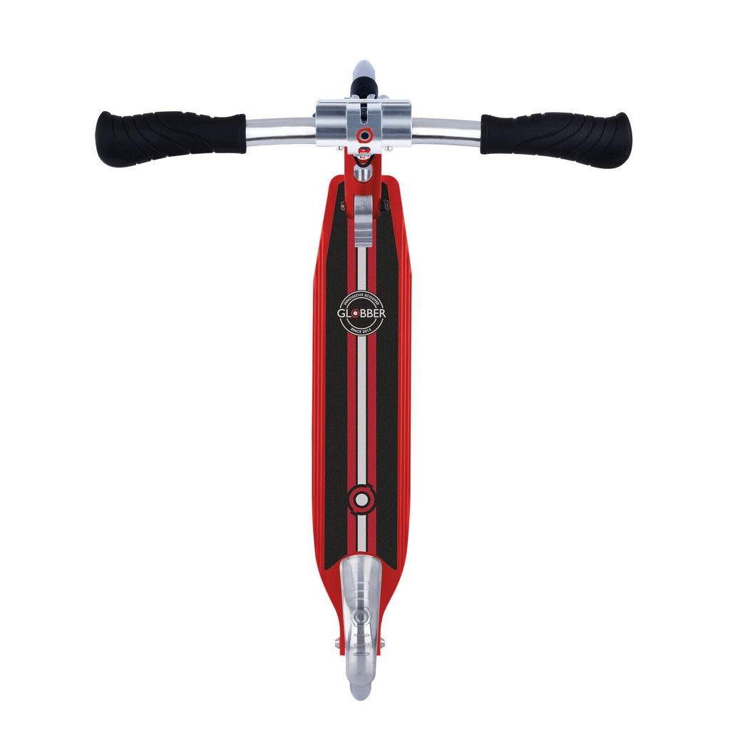Globber-Flow-Element-Comfort-Scooter-Red-Top-View