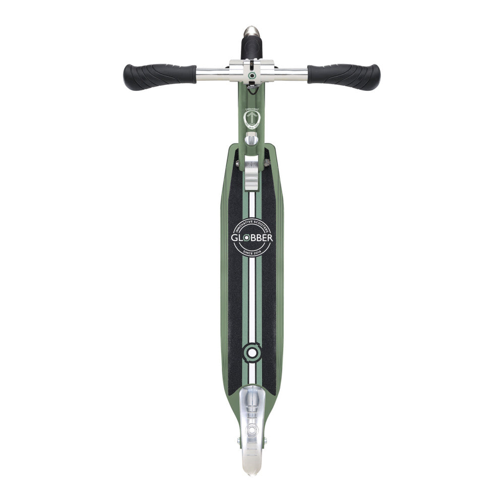 Globber-Flow-Element-Lights-Olive-Top-View