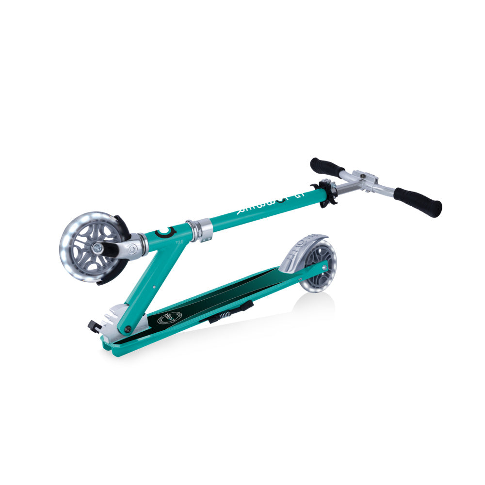 Globber-Flow-Element-Scooter-Folded-Jade