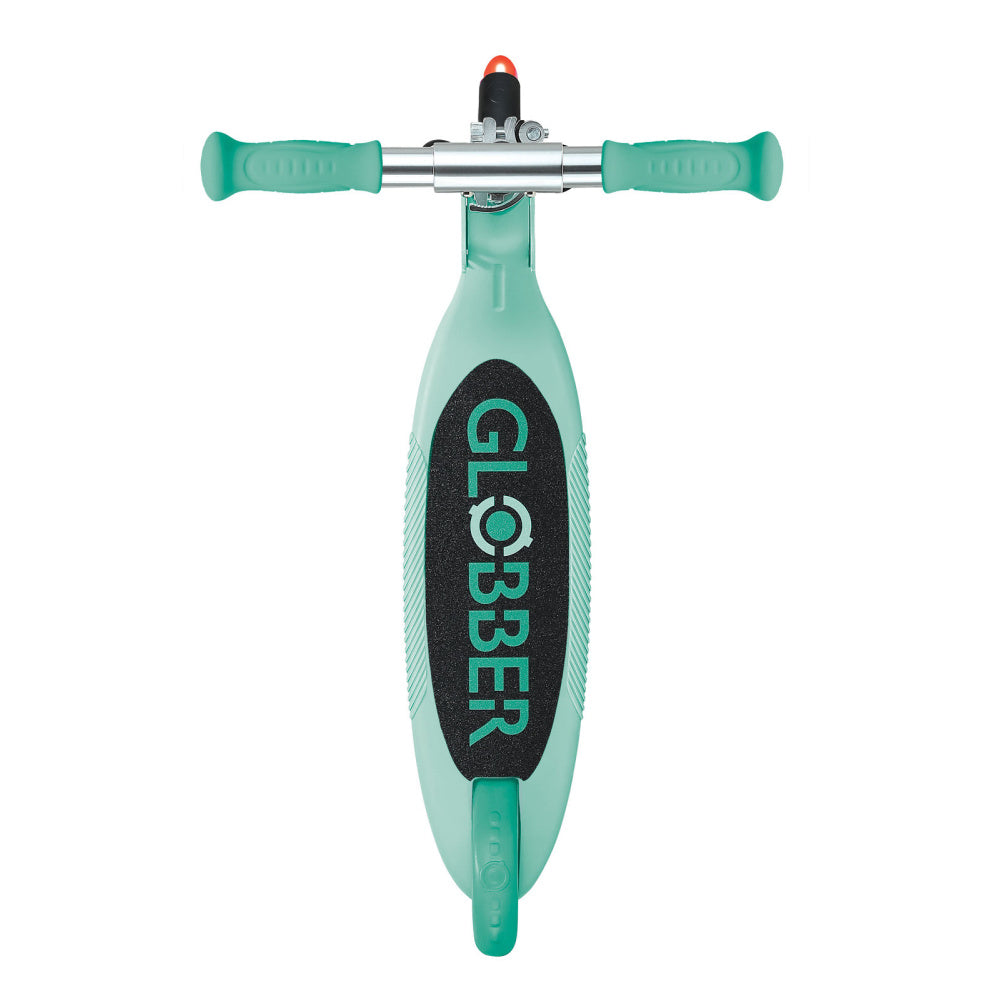 Globber-Flow-Fold-JNR-Lights-Mint-Showing-Top-View