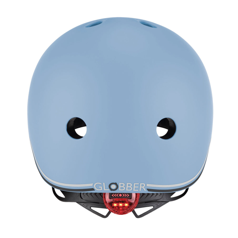Globber-Go-Up-Lights-Helmet-Blueberry-Rear-View