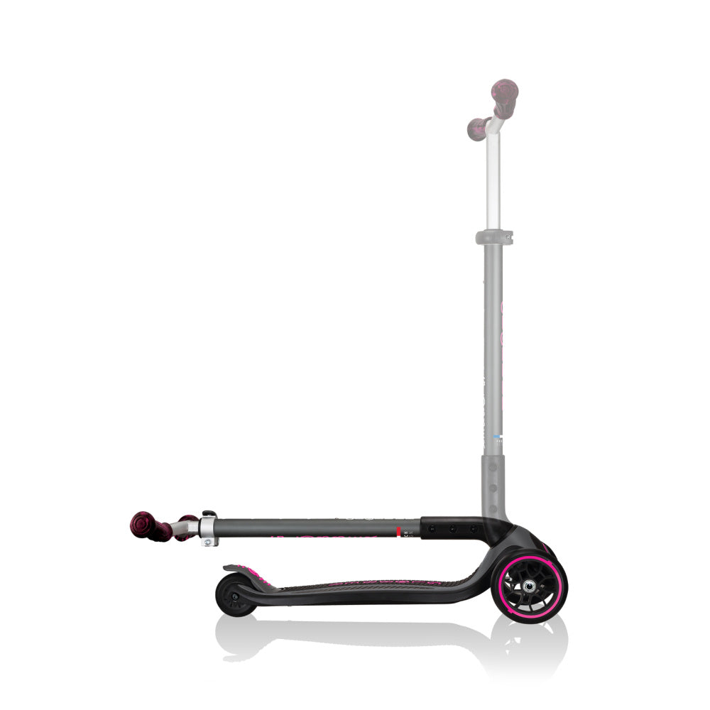 Globber-Master-Prime-3-Wheel-Kids-Scooter-Neon-Pink-Side-View