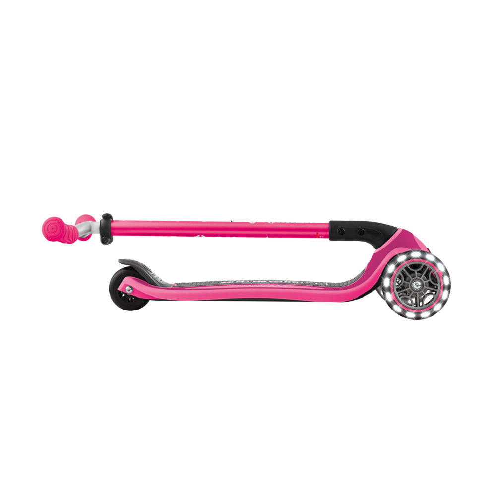 Globber-Master-Lights-Scooter-Pink-Side-view