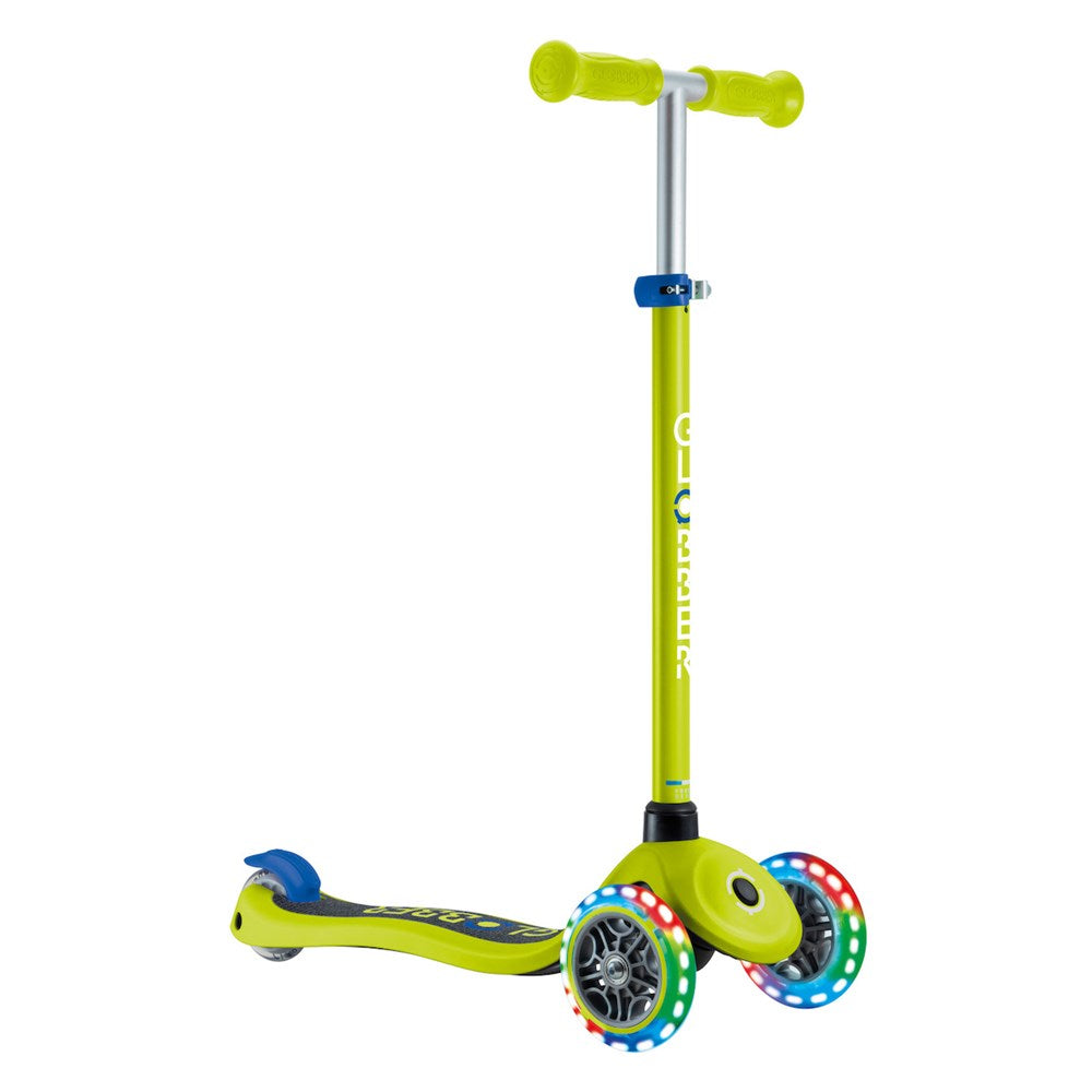 Globber-Primo-Lights-V2-Toddler-Scooter-Lime