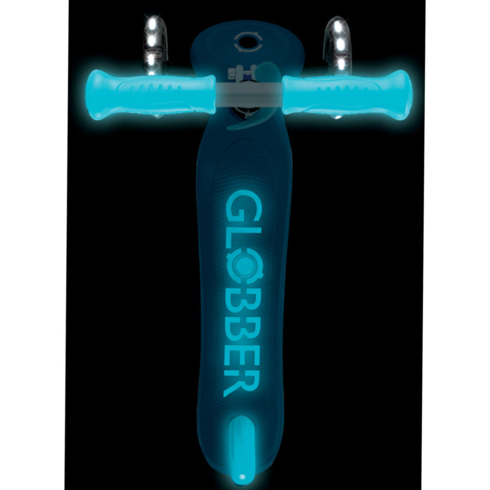 Globber-Primo-Plus-Glow-Lights-Blue-Top-View