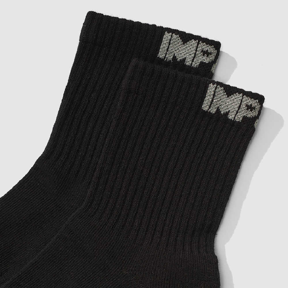 Impala-Everday-Skate-Socks-3-Pack-Black-Close-Up