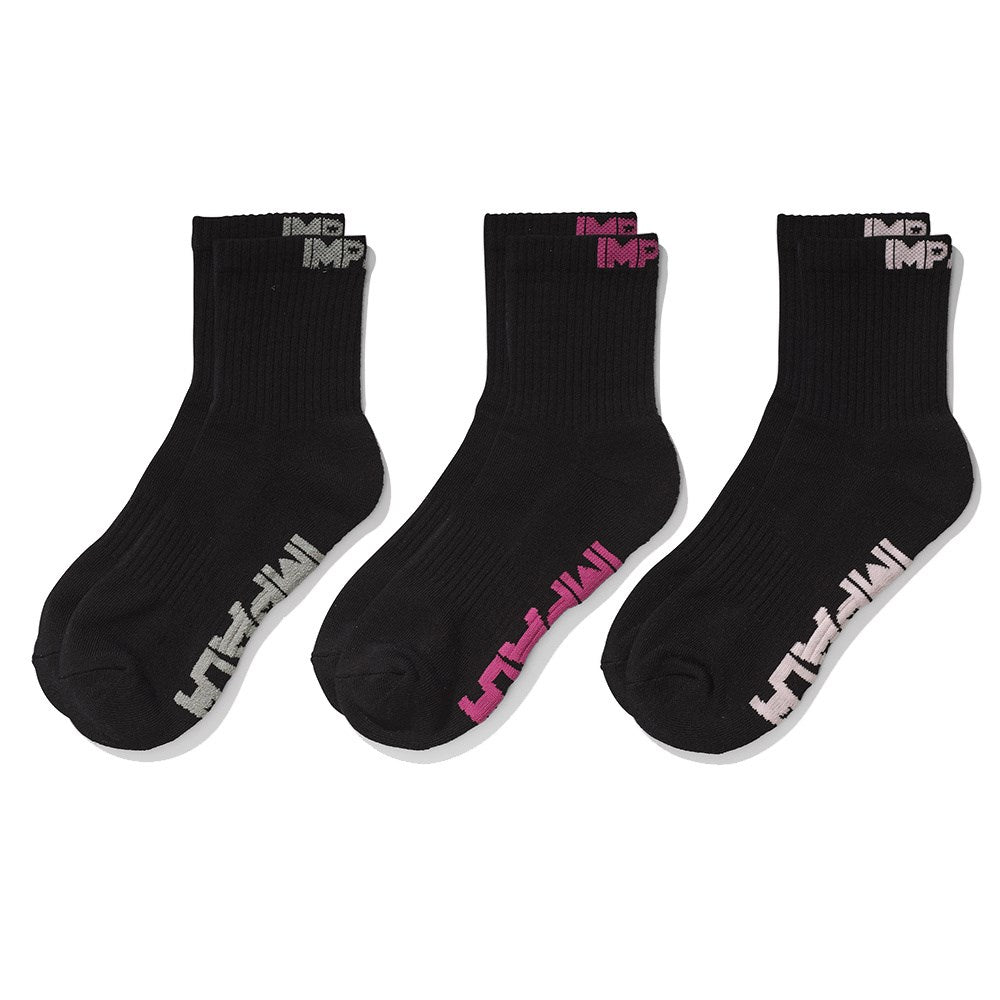 Impala-Everday-Skate-Socks-3-Pack-Black