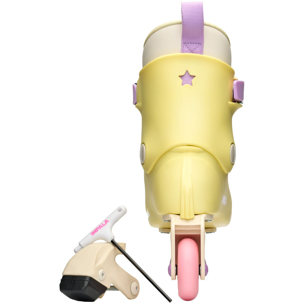 Impala-Lightspeed-Inline-Skate-Buttercup-Showing-Brake