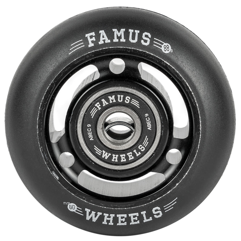 Kaltik-Famus-Alloy-Core-60mm-88a-Wheel-with-Bearings-Front-View