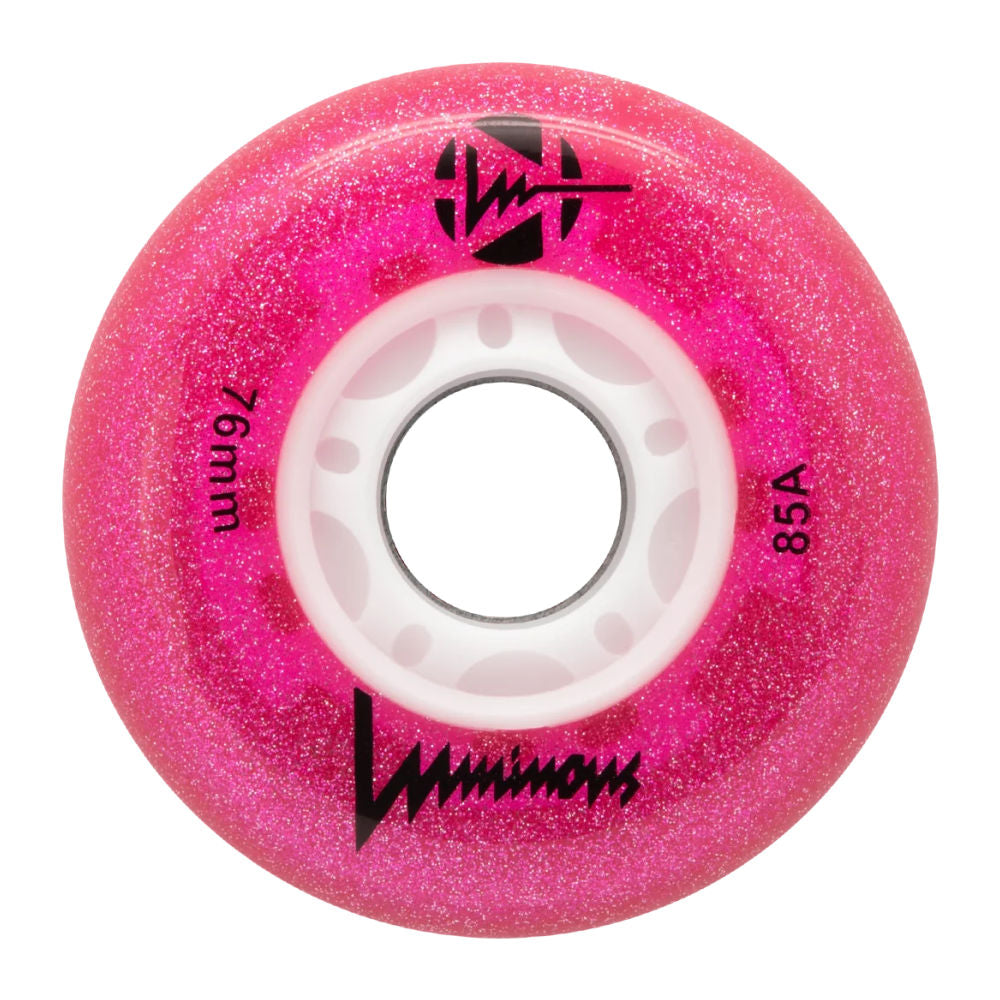 LUMINOUS-LED-Glitter-Wheel-76mm-Pink