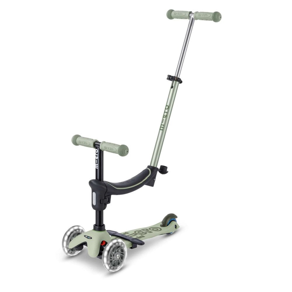 MICRO-Mini-Deluxe-Rock-and-Go-LED-Scooter-Complete-View-Olive