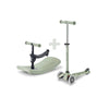 MICRO-Mini-Deluxe-Rock-and-Go-LED-Scooter-Two-Parts-View-Olive