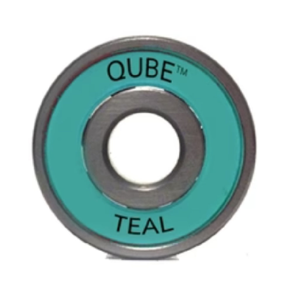 QUBE-Juice-Bearings-16pack-teal-Single-Bearing