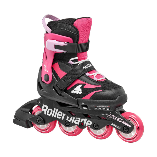 Rollerblade-Microblade-Junior-Adjustsble -Inline-Skate-Black-Pink