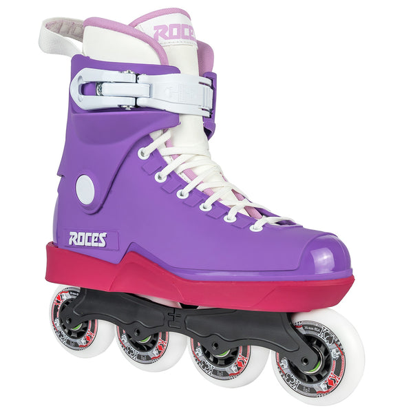 Roces-M12-LO-UFS-Malva-76mm-Custom-Inline-Roller-Skate-Front-View