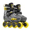 Rollerblade-APEX-Junior-Adjustable-Inline-Skate-Charcoal-Yellow-Pair