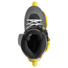 Rollerblade-APEX-Junior-Adjustable-Inline-Skate-Charcoal-Yellow-Top-View