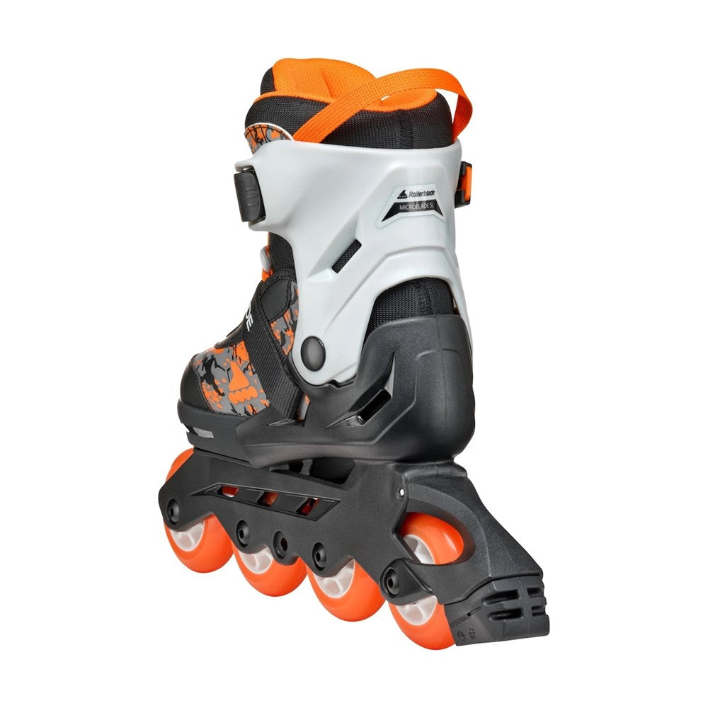 Rollerblade-Microblade-SL-Skate-Black/OrangeRear-View