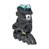Rollerblade-RB-80-W-Inline-Skate-Black-Blue-Angle-View-Rear