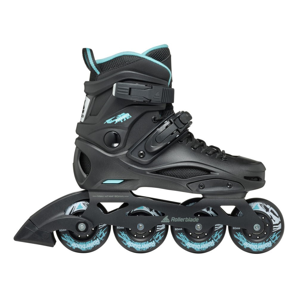 Rollerblade-RB-80-W-Inline-Skate-Black-Blue-Right-View