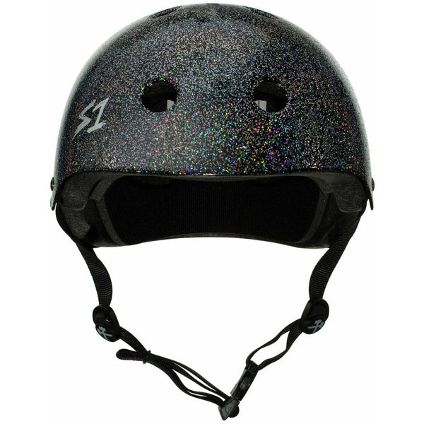S-One-Lifer-Mega-Helmet-Glitter-Black-Front