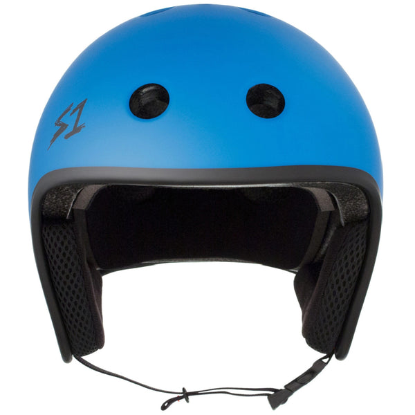 S-One-Retro-Lifer-Helmet-Cyan-Front