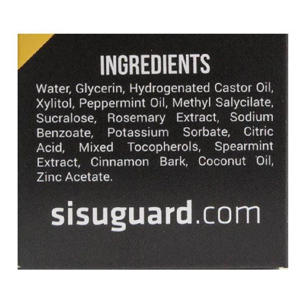 Sisu-mouth-guard-spray-cinnamint-ingredients