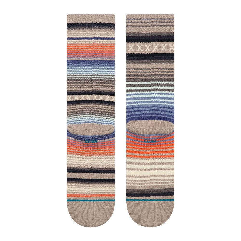 Stance-Curren-St-Socks-StringGrey-Pair-Laid-Flat-Heel-Side