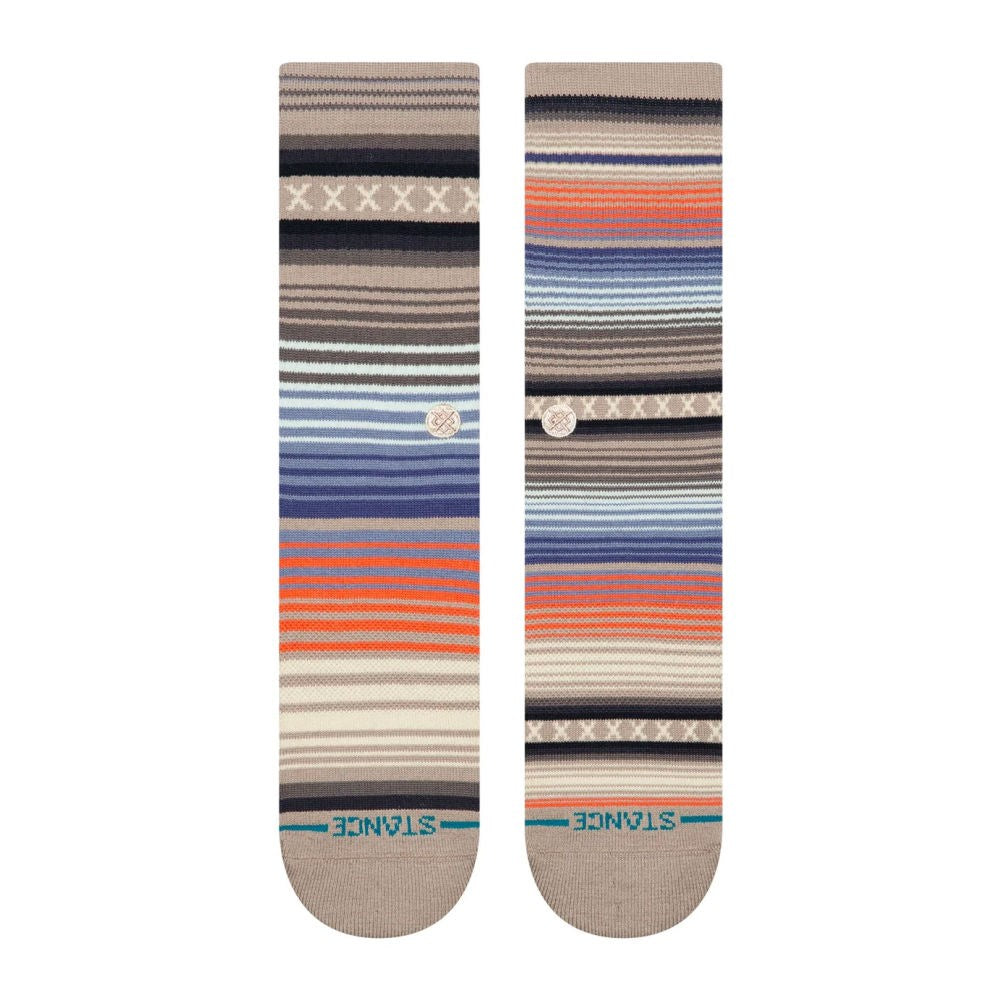 Stance-Curren-St-Socks-StringGrey-Pair-Laid-Flat