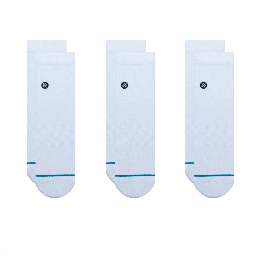Stance-Icon-3_4-Socks-White-3-Pack