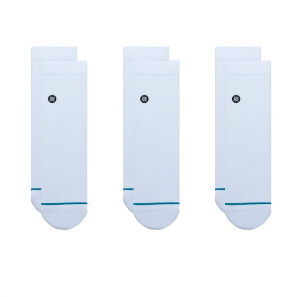 Stance-Icon-3_4-Socks-White-3-Pack