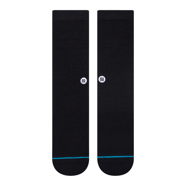 Stance-Icon-Socks-Pair-Black-Pair-Top-View