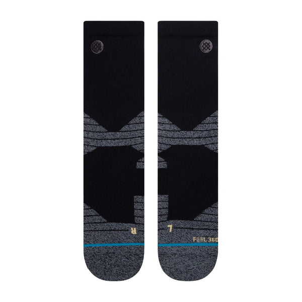 Stance-Icon-Sports-Crew-Socks-Black-Top-View