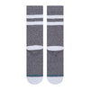 Stance-Joven-Crew-Socks-Grey-Heel-View
