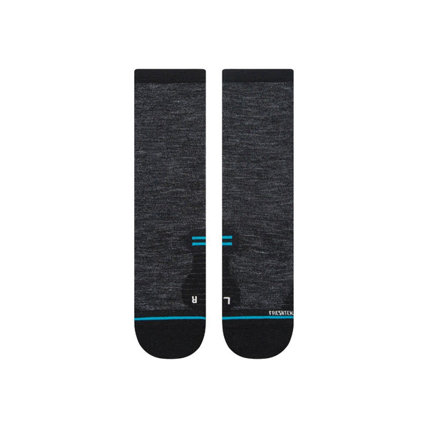 Stance-Run-Light-Black-Socks-Pair-Flat-View