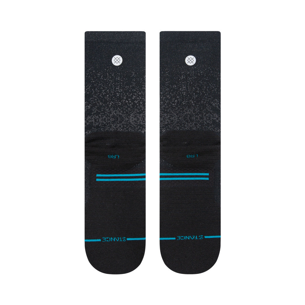 Stance-Run-Light-Black-Socks-Pair-Heel-View
