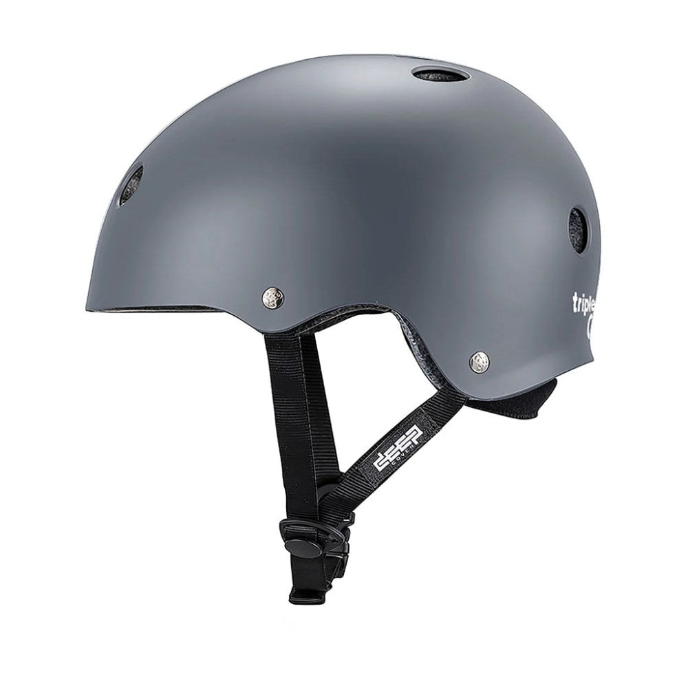 TRIPLE-8-Deep-Cover-Helmet-Matte-Grey-Side