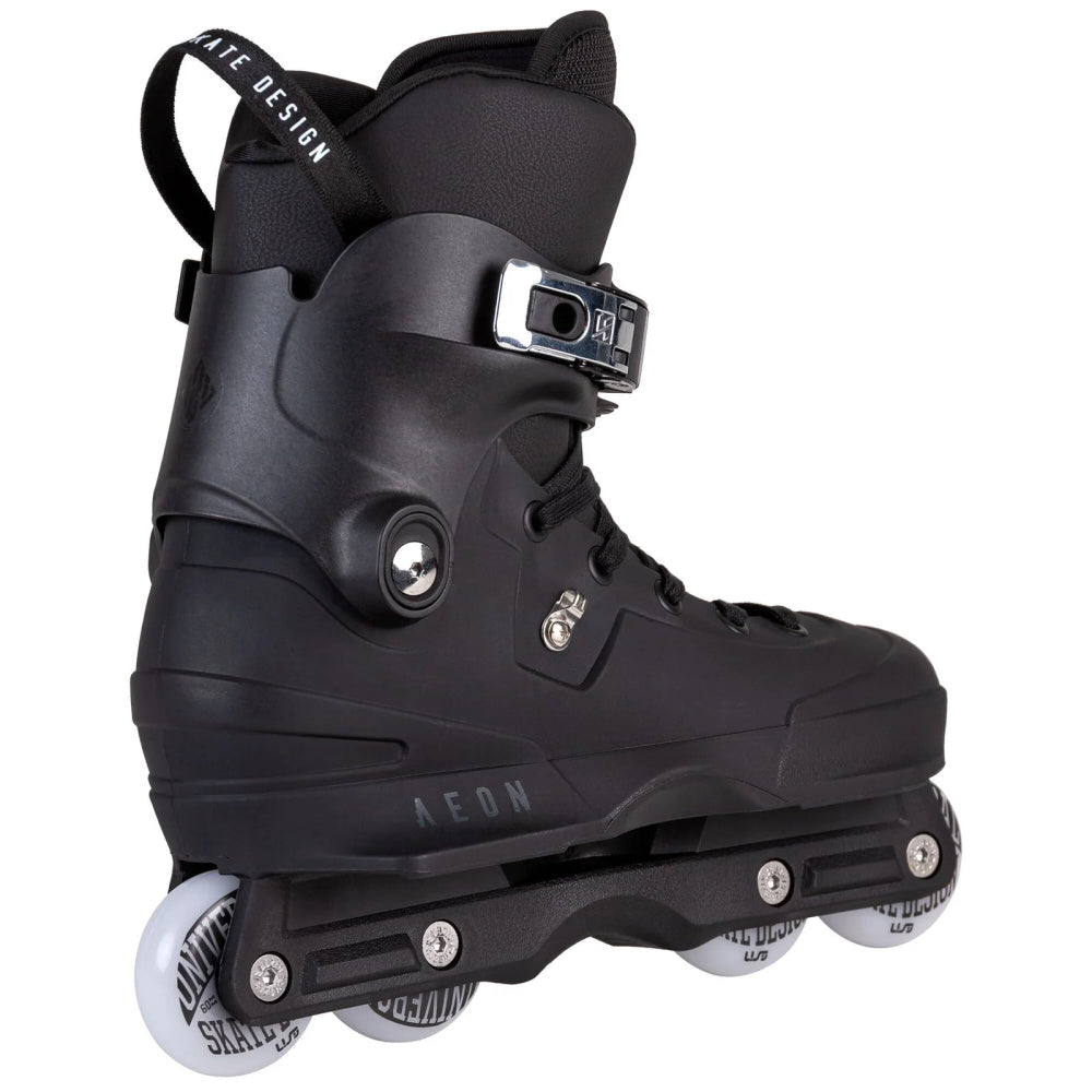 USD-Aeon-Black-Inline-Skate-Rear-Angle