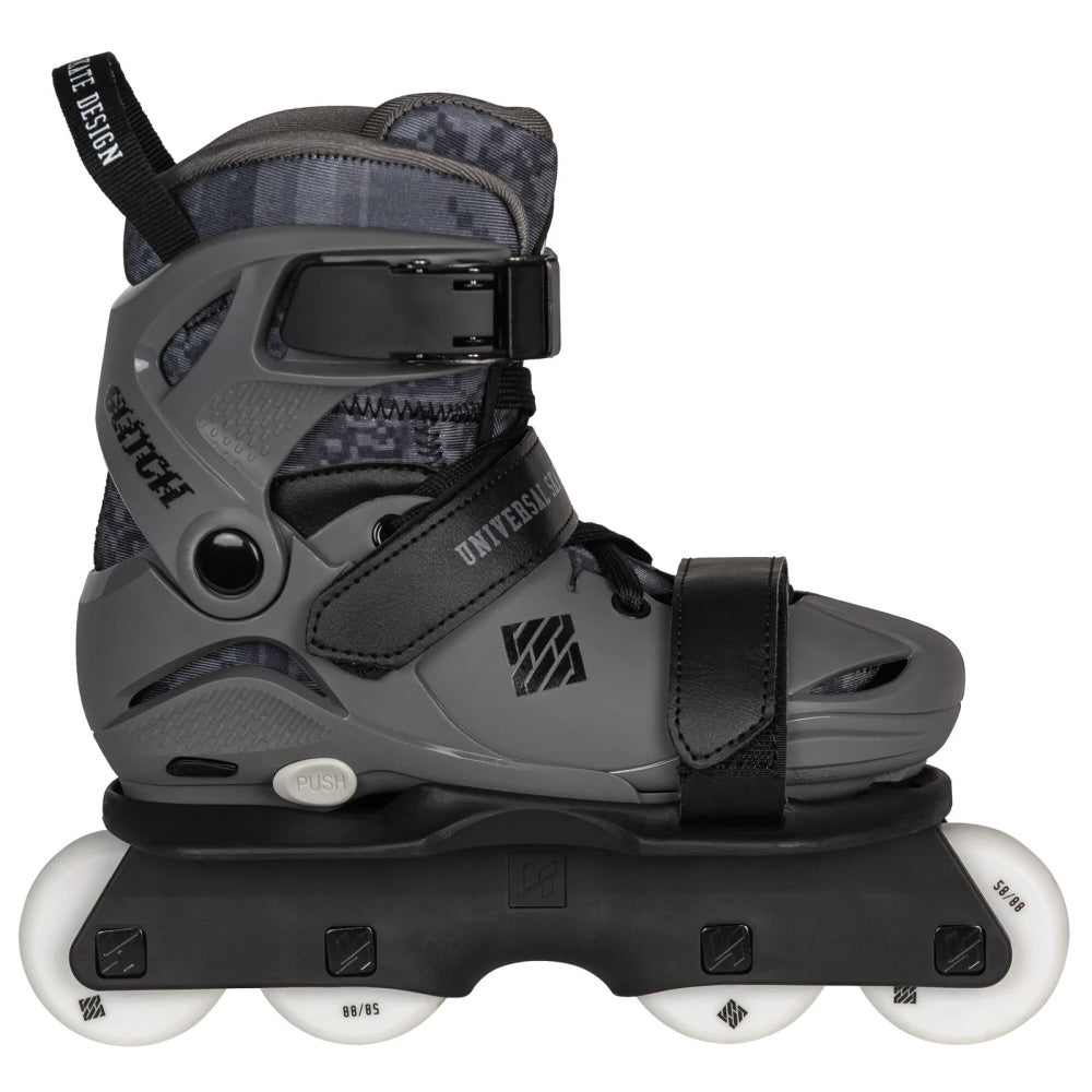 USD-Glitch-Adjustable_-Grey-Junior-Inline-Skates-Side