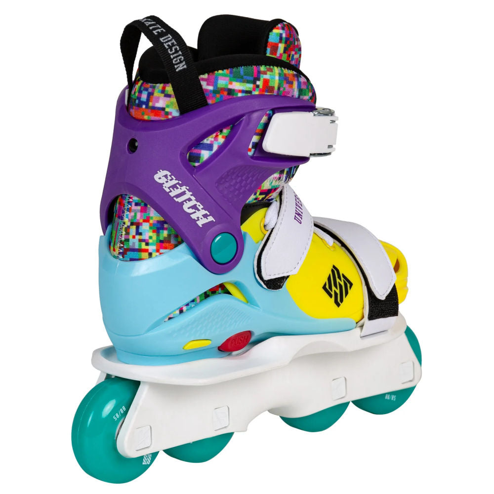 USD-Glitch-Adjustable
-Junior-Inline-Skates-Rear-Angle