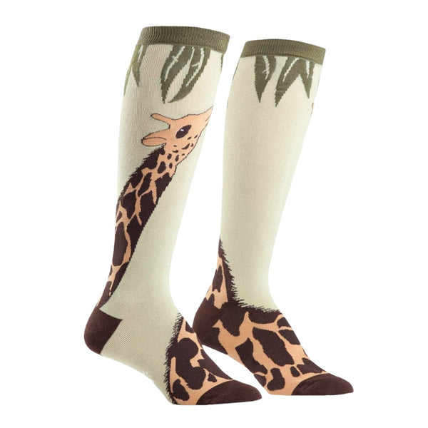 Sock-It-To-Me-Knee-High-Womens-Socks---Giraffe