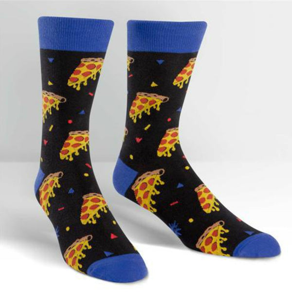 Sock- It-To- Me-Crew-Mens-Socks - Pizza-Party