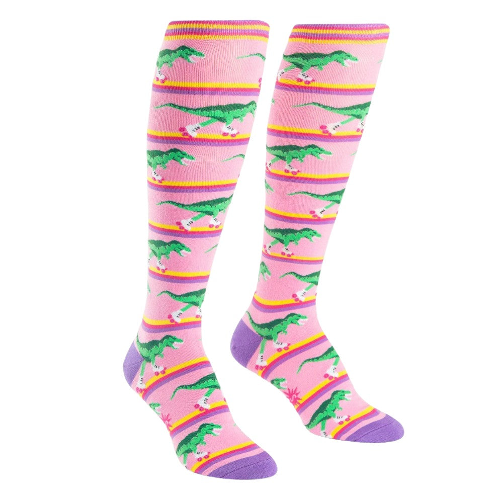 Sock-It-To-Me-Knee-High-Womens-Socks - Rawr-ler-Rink