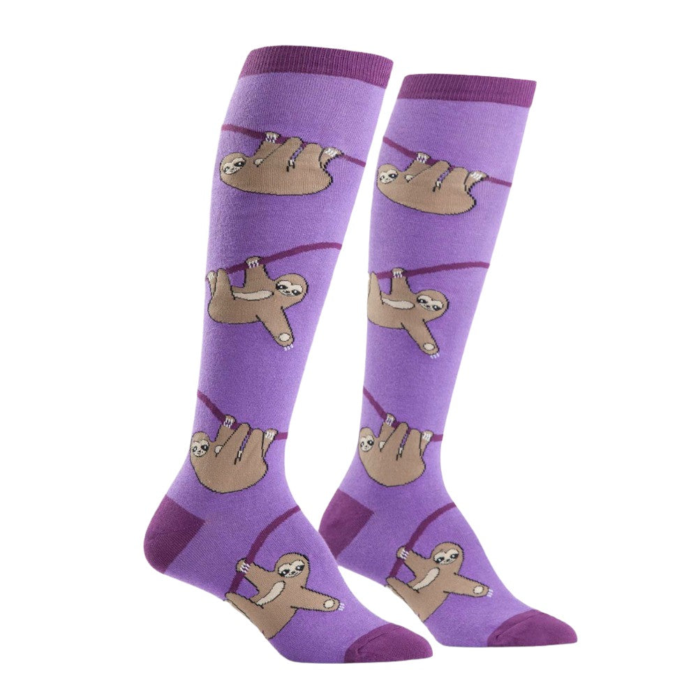 SOCK -T-TO-ME-Knee-High-Womens-Sloth