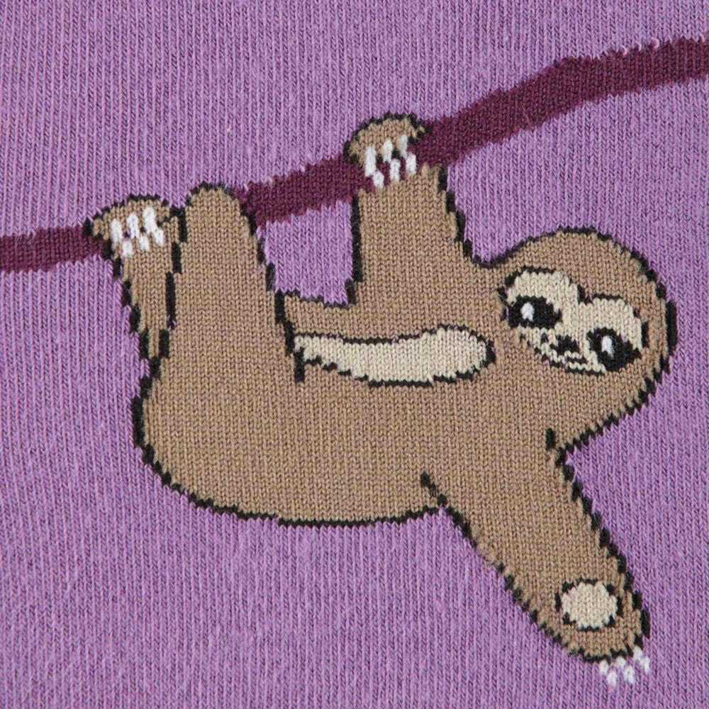 SOCK -T-TO-ME-Knee-High-Womens-Sloth-detail