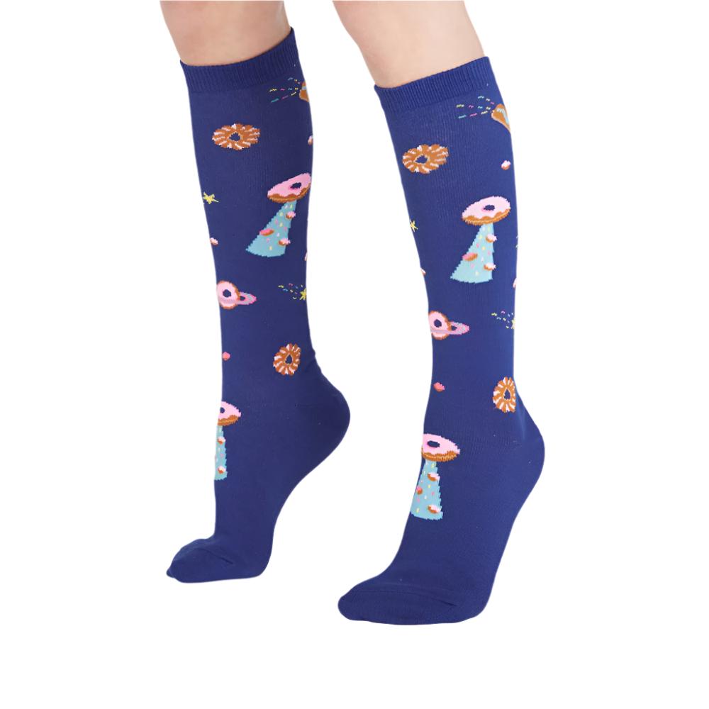 SOCK-IT-TO-ME-Knee-High-Junior-Glazed-Galaxy