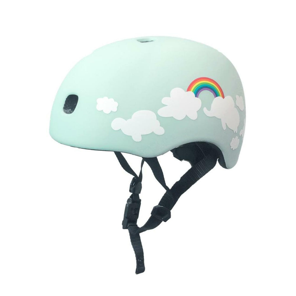 Micro-Kid- Patterned-Adjustable-Helmet-Clouds
