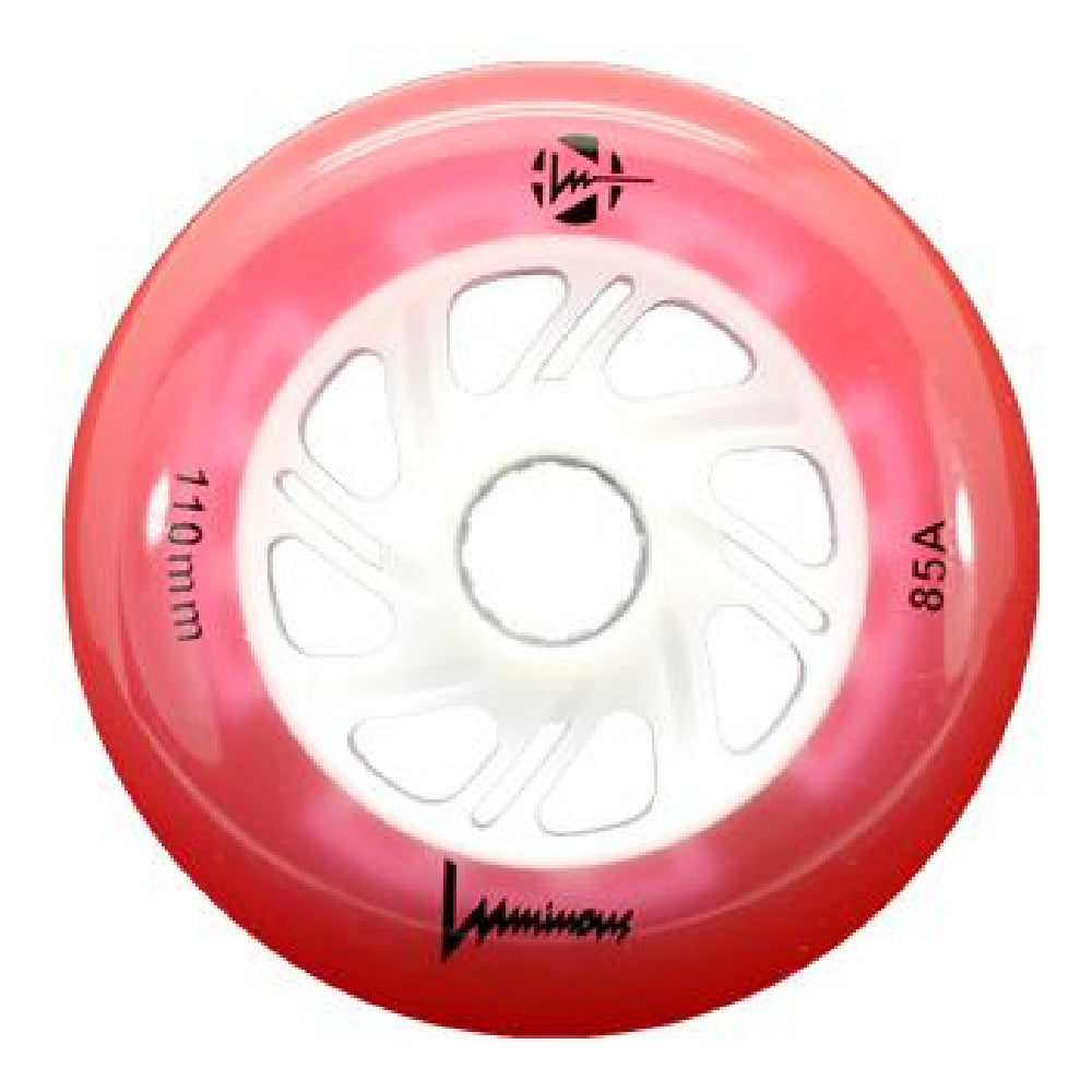 Luminous-LED-Light-Up-Inline-Skate-Wheel-110mm-Red